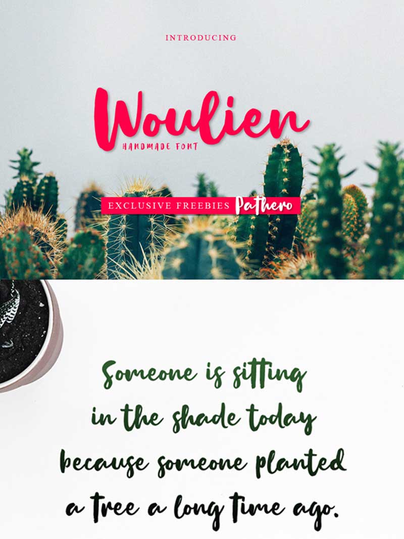 Woulien-Script-Free-Font