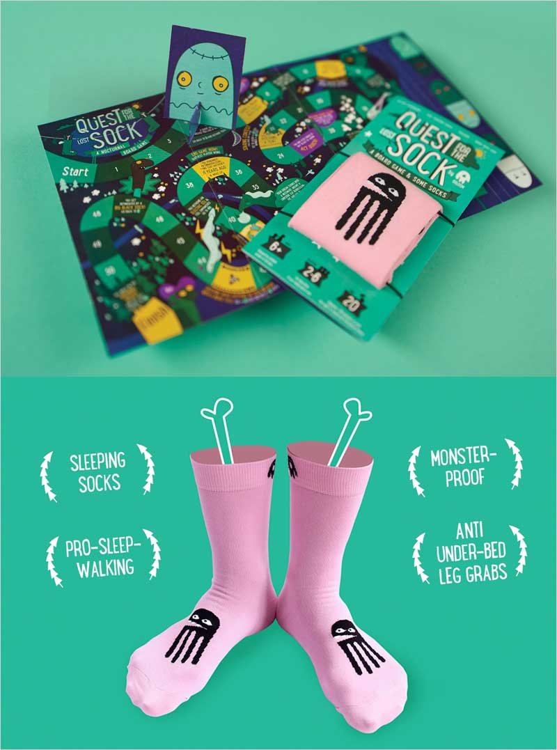 Board-Game-And-Sleeping-Socks