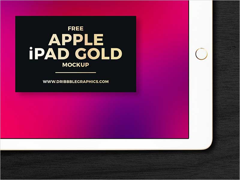 Free-Apple-iPad-Gold-Mockup-2018