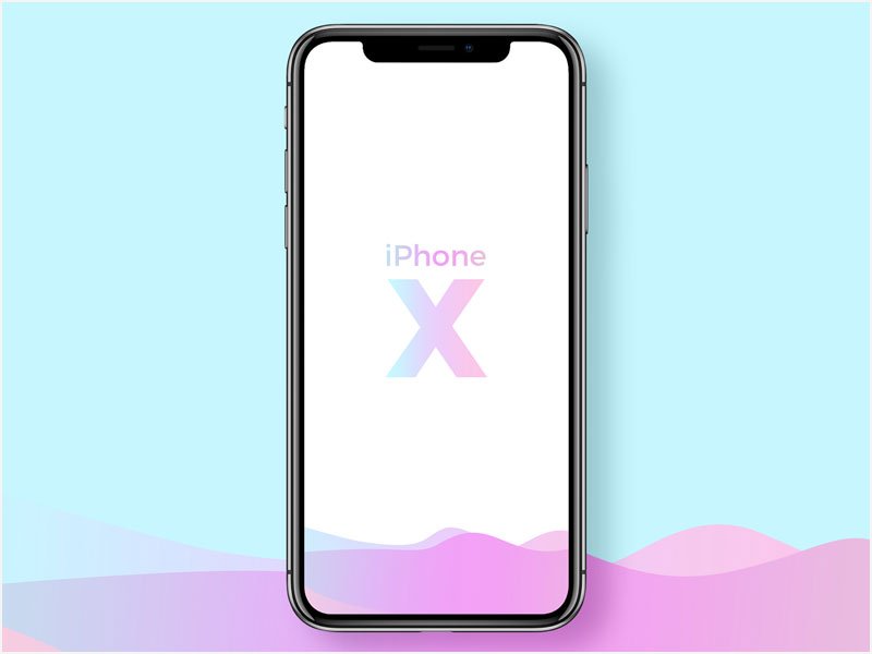 Free-Front-Screen-iPhone-X-Mockup-PSD-2018