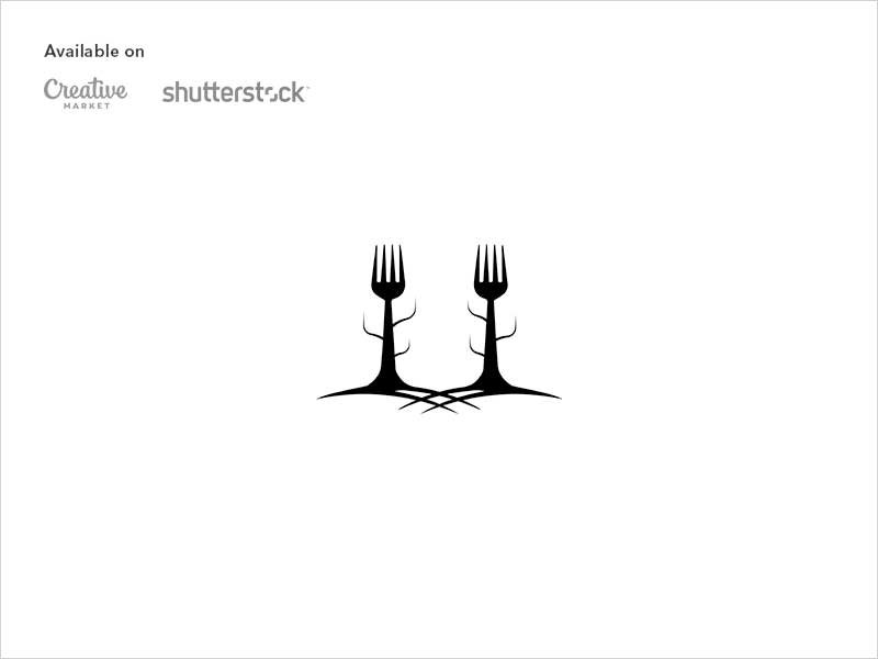 Food-forest-logo-design