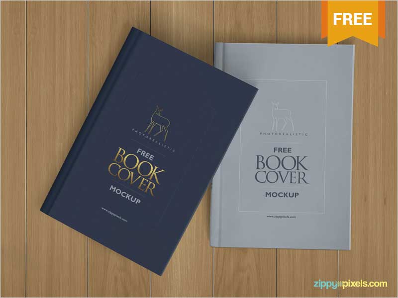 Free-Beautiful-Hardcover-Book-Mockup