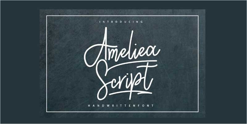 Ameliea-Script-Font