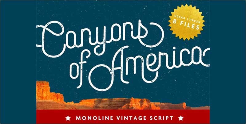 Canyons-Vintage-Script