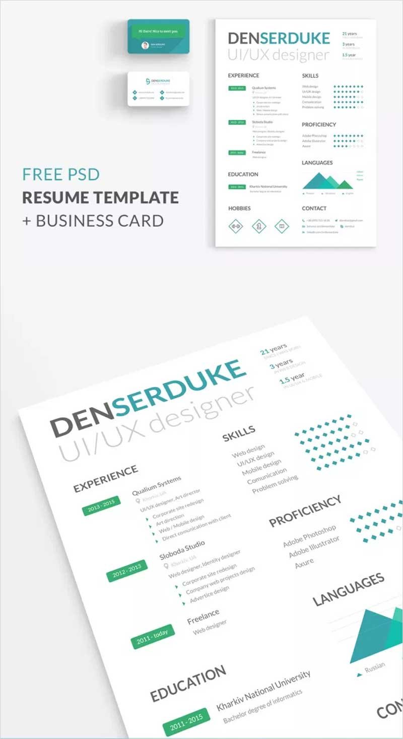 Free-Resume-+-Business-Card