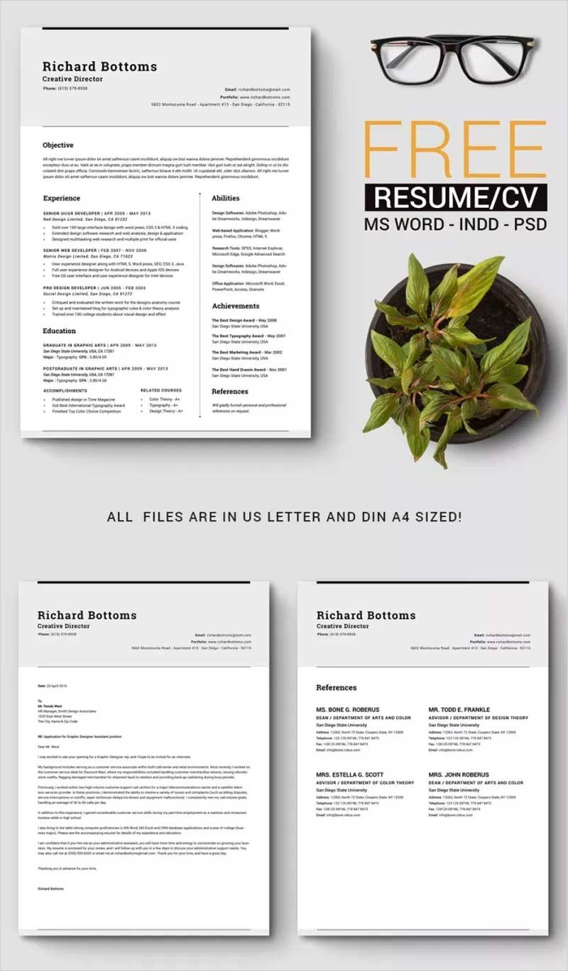 cool resume templates 2017