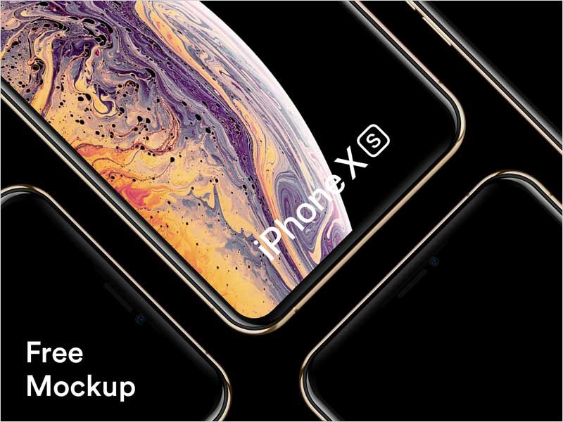 Free-iPhone-Xs-and-iPhone-Xs-Max-Mockups