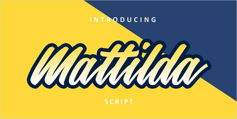 Mattilda-Script-Font