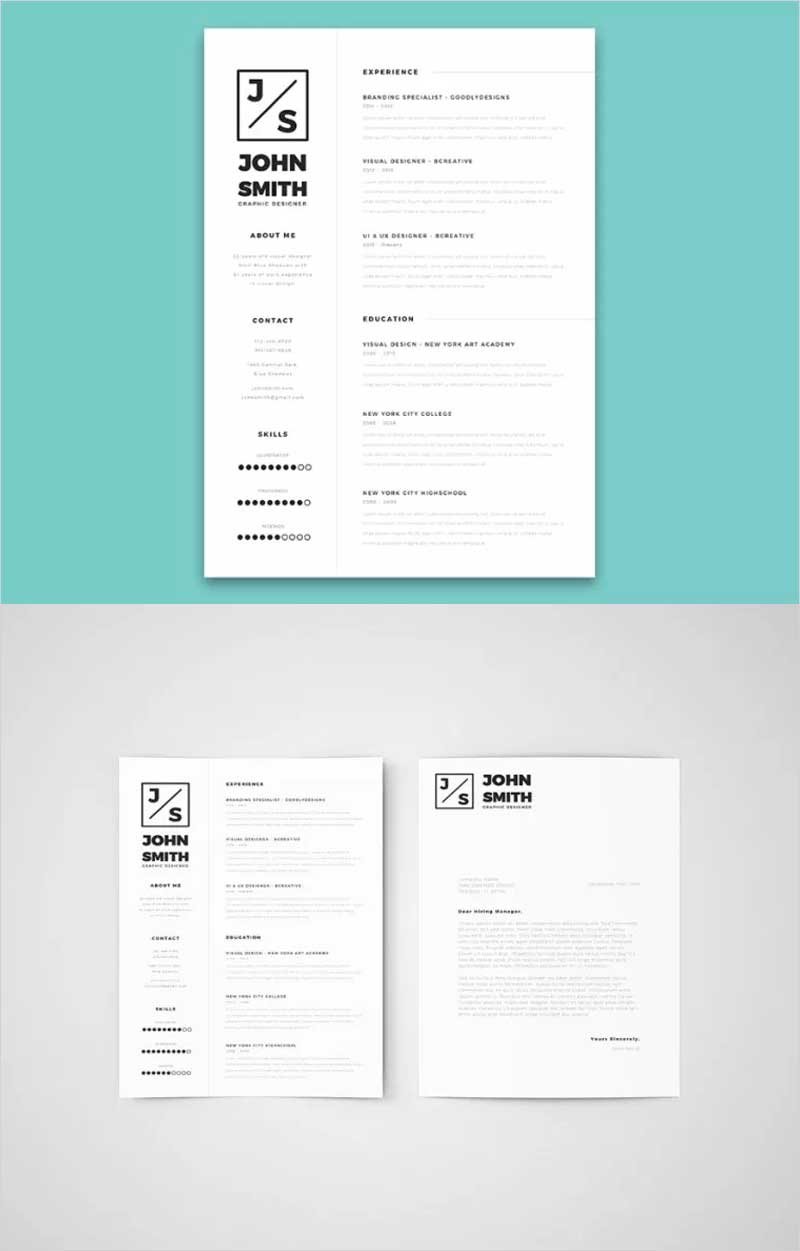 Minimalistic-Resume-&-Cover-Letter-Template