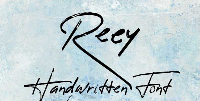 Reey-Script-Font