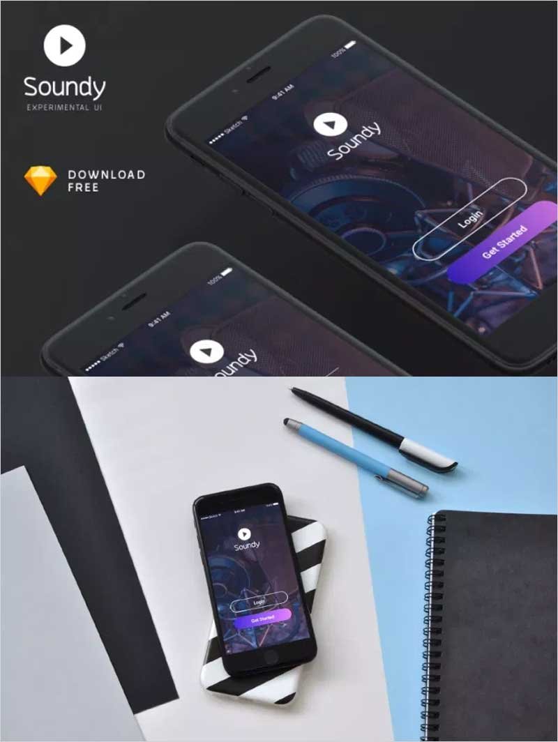 Soundy-Free-Mobile-App-UI-Kit