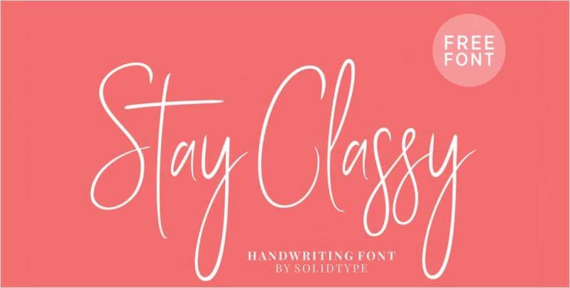 Stay-Classy-Font