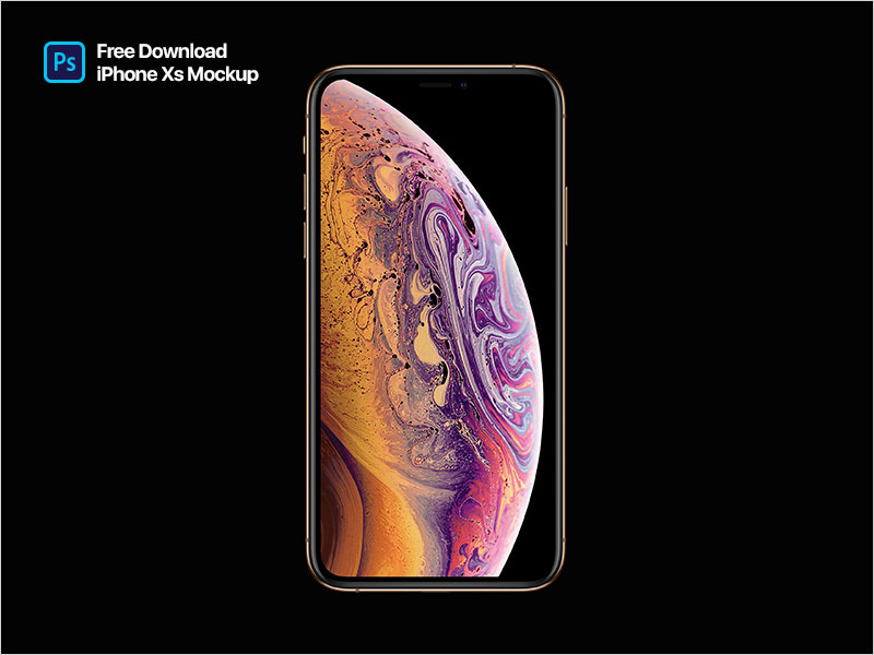 iPhone-XS-Mockup---Freebie-PSD