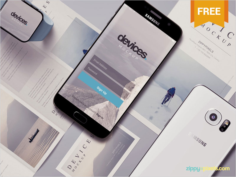 Free-Android-Mobile-Mockup-Scene