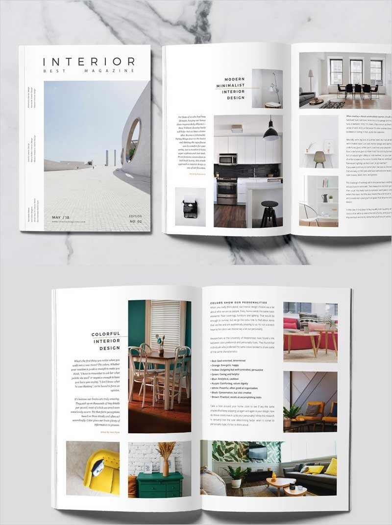 Minimal-Interior-Magazine