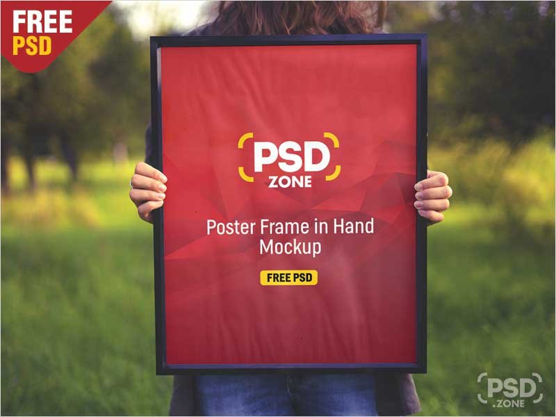 Poster-Frame-in-Hand-Mockup-Free-PSD