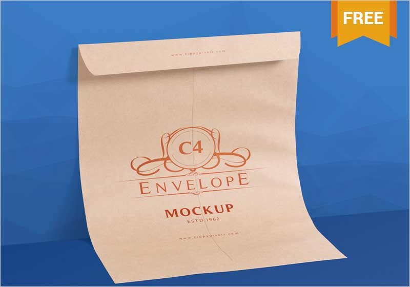 Free-C4-Envelope-Mockups