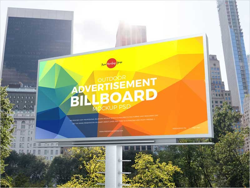 Free-City-Outdoor-Advertisement-Billboard-Mockup