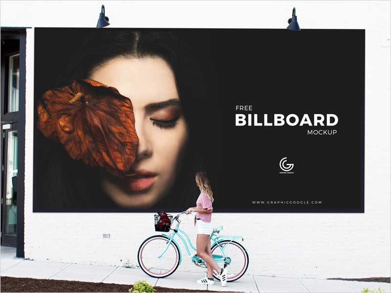 Free-Outdoor-Girl-Watching-Billboard-Mockup-Psd