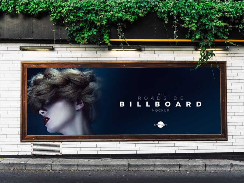 Free-Roadside-Advertisement-Billboard-Mockup