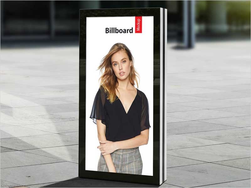 Free-Vertical-Advertisement-Billboard-Mockup