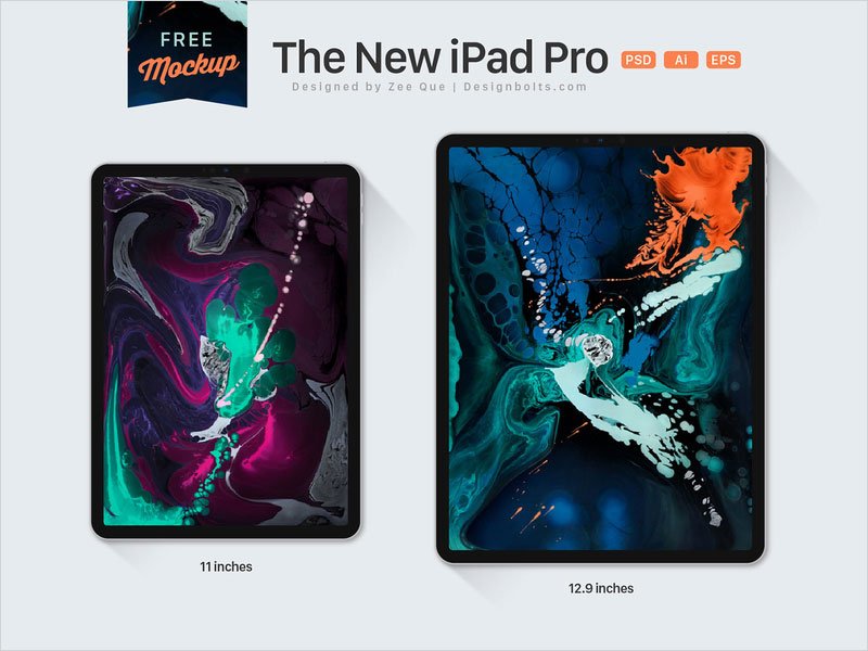The-New-iPad-Pro-2018-Mockup-PSD,-Ai-&-EPS