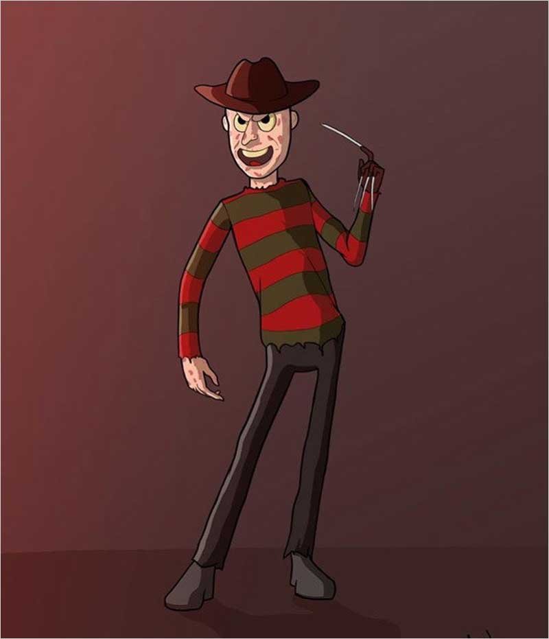 Cartoons-of-slasher-movies-characters