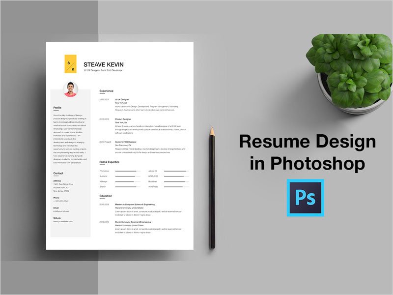 Free-CV-Resume-Template-in-Photoshop-PSD