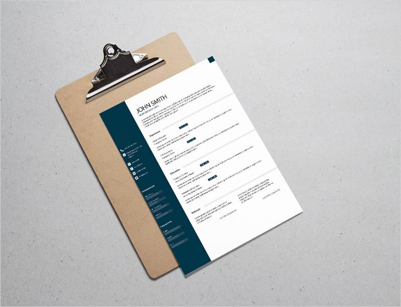 Free-Formal-Classic-Resume-Template
