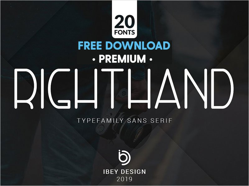 Free-Premium-Download---RightHand---20-Fonts-Included