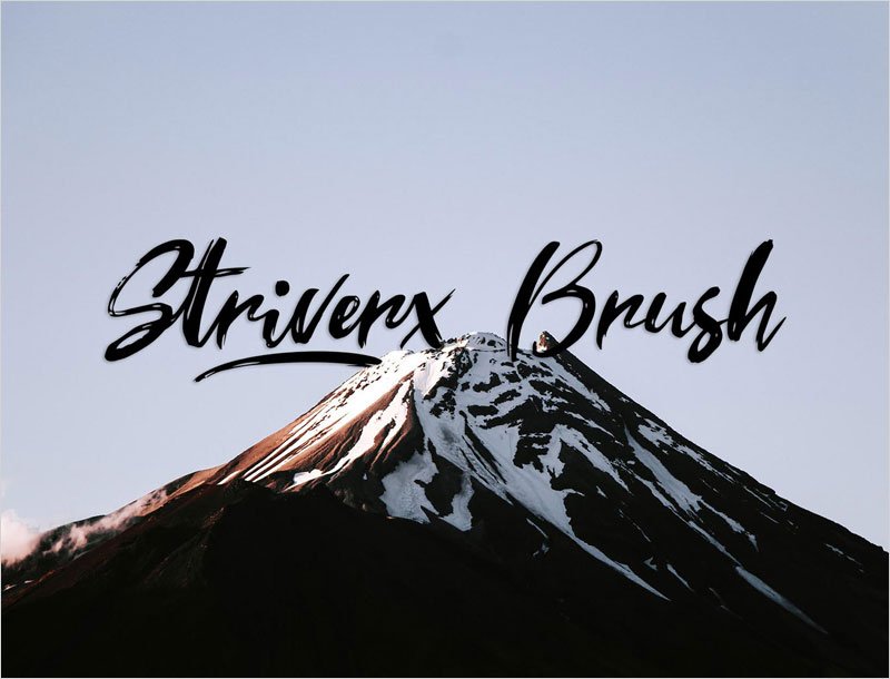 Striverx-Brush-Script-Free-Font