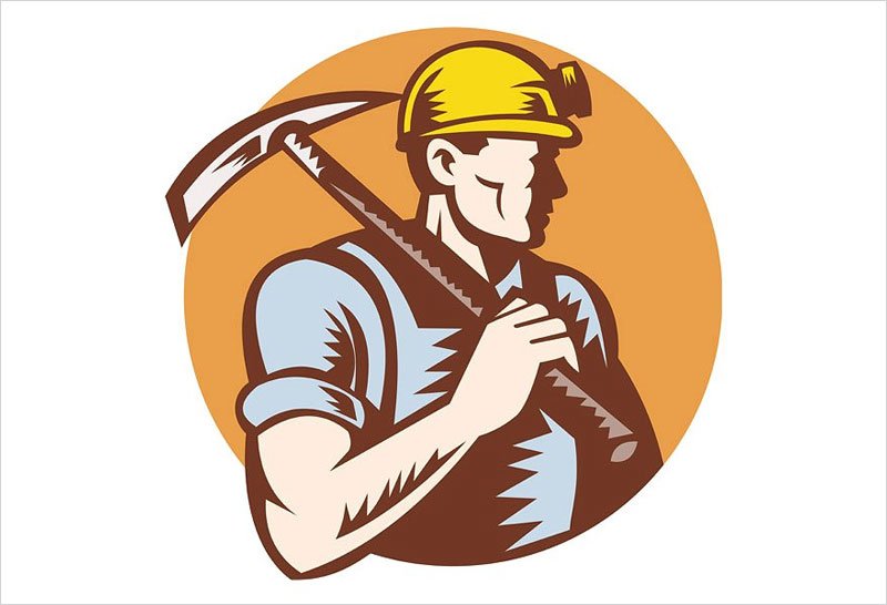 coal-miner-at-work-with-pickaxe