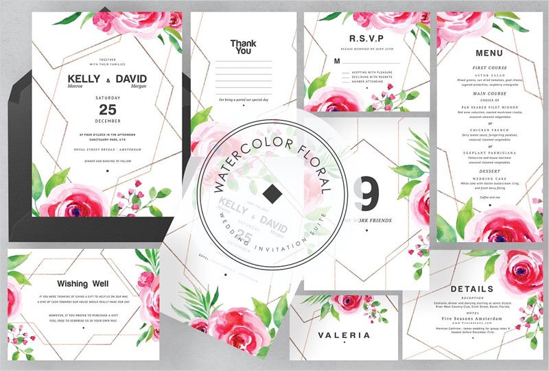 Watercolor-Floral-Wedding-Suite