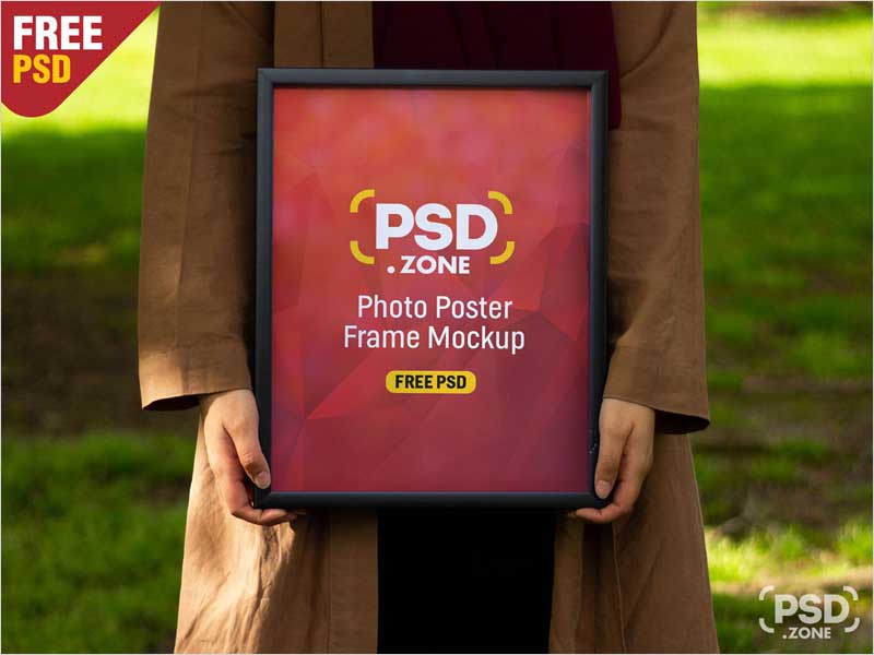 Women-Holding-Photo-Poster-Frame-Mockup