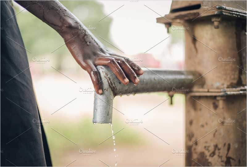 African-Child's-Hand-on-Water-Spout