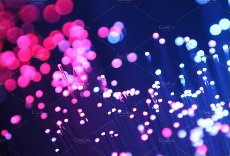 Macro-light-purple-optical-fibers