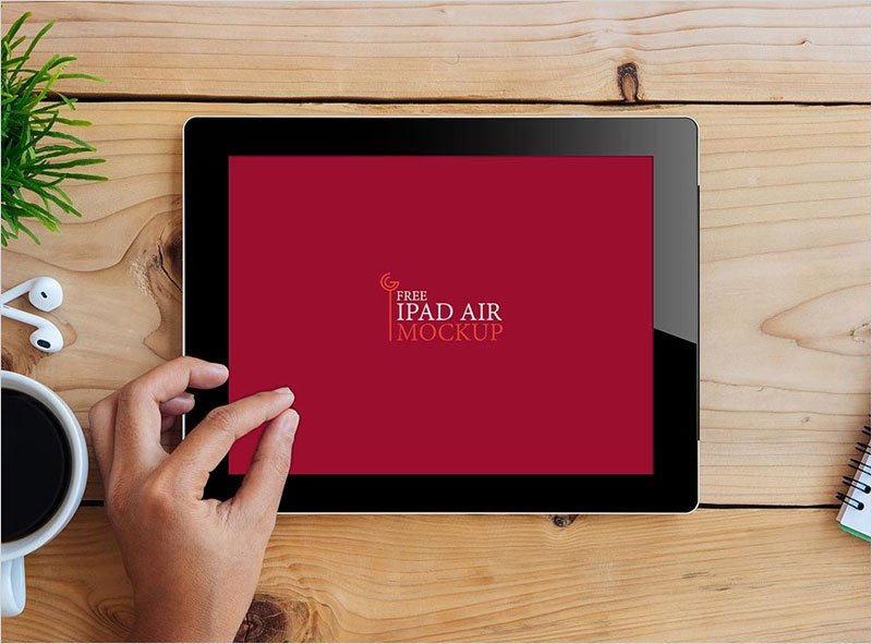 iPad-Air-on-Desk-Mockup