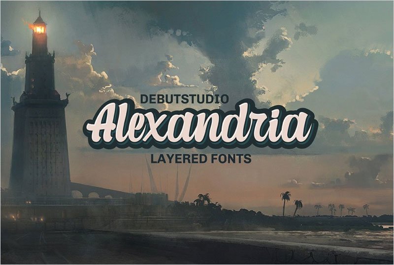 Alexandria-Script---4-Layered-Fonts