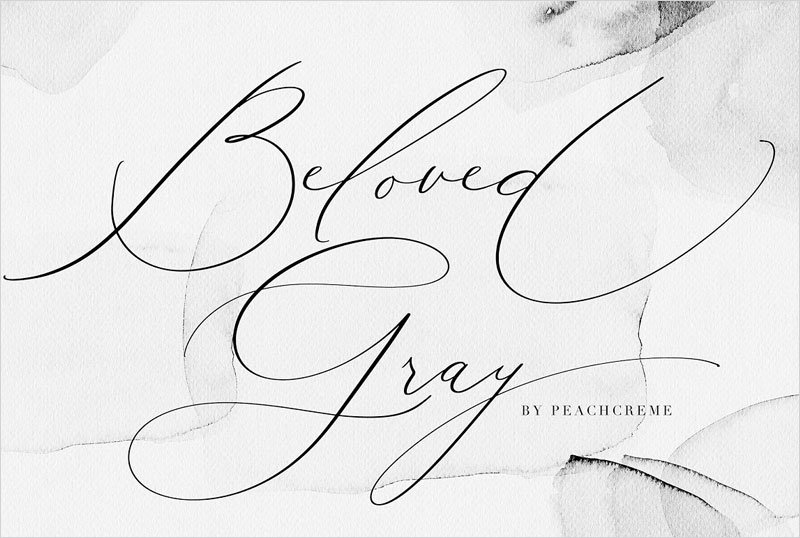 Beloved-Gray--Fine-Art-Font