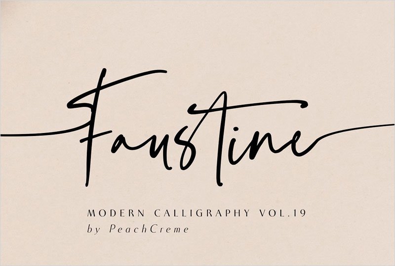 Faustine-Modern-Script