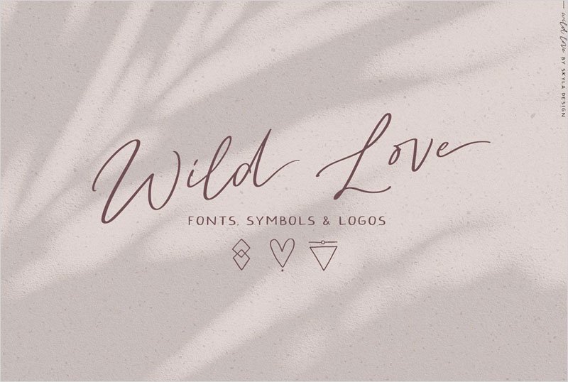 Wild-Love-Fonts-Symbols-&-Logos
