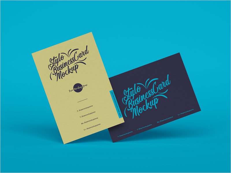 Free-Stylo-Business-Cards-Mockup