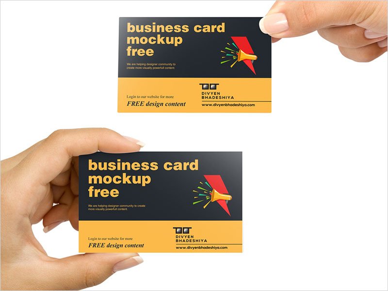PSD-Free-Business-Card-Mockup