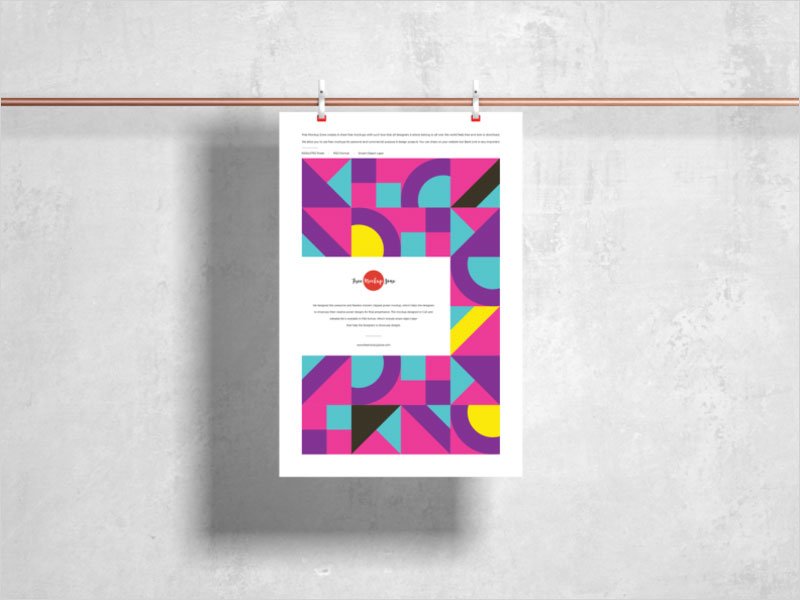Free-Modern-Clipped-Poster-Mockup