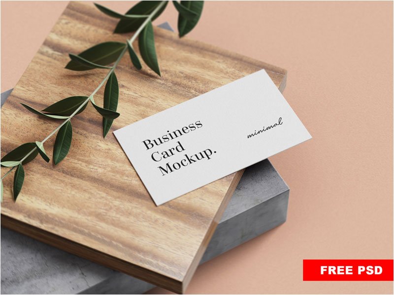 Free-minimal-business-card-mockup