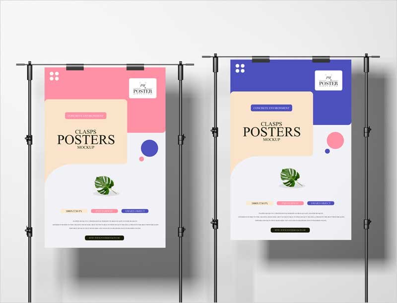 Free-Clasps-Posters-Mockup