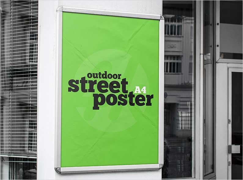 Free-Street-Poster-PSD-MockUp-in-4k