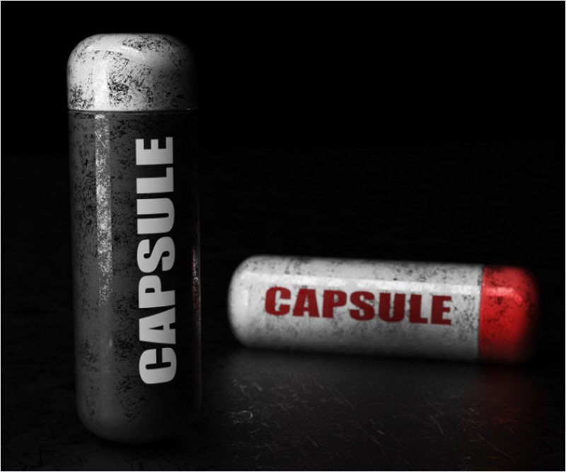 Capsule-Design-Bottle