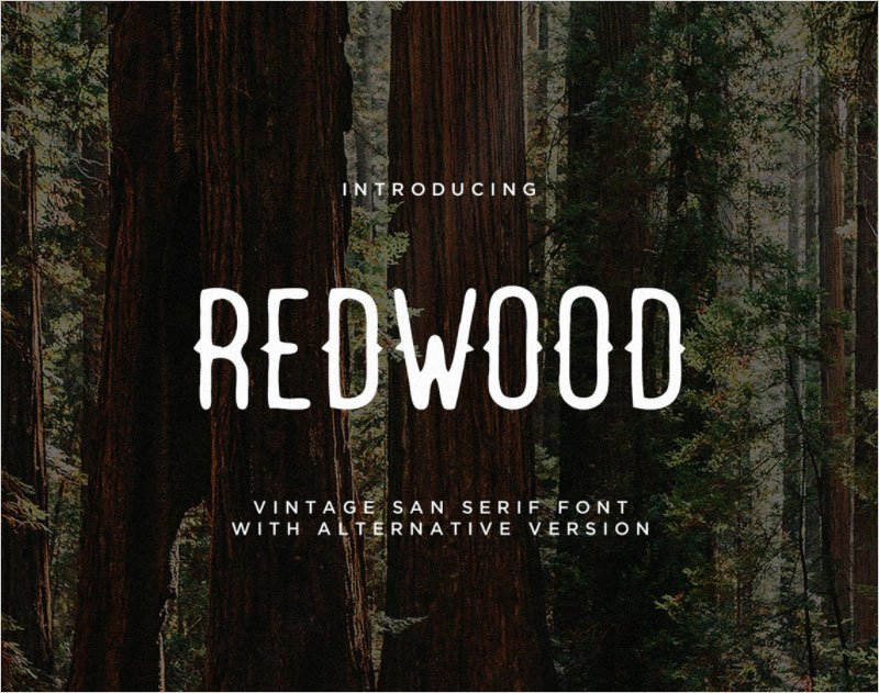Redwood-Font