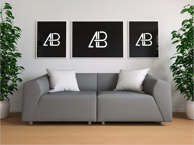 Free-Poster-In-Living-Room-Mockup